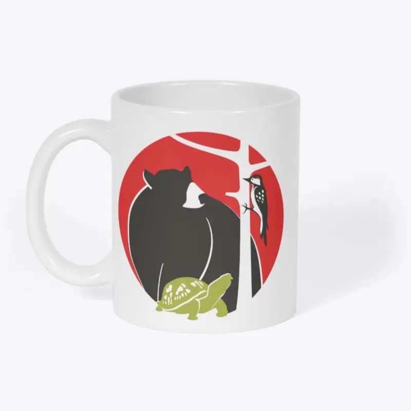 Mug with logo and separate text 